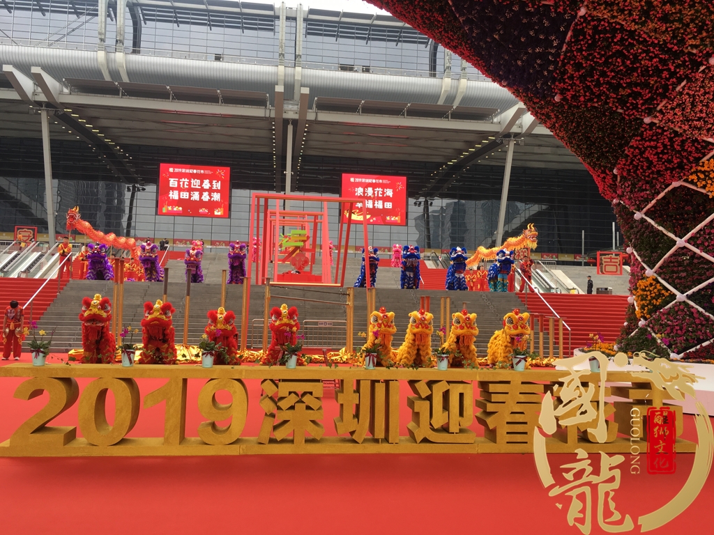 春节舞狮表演